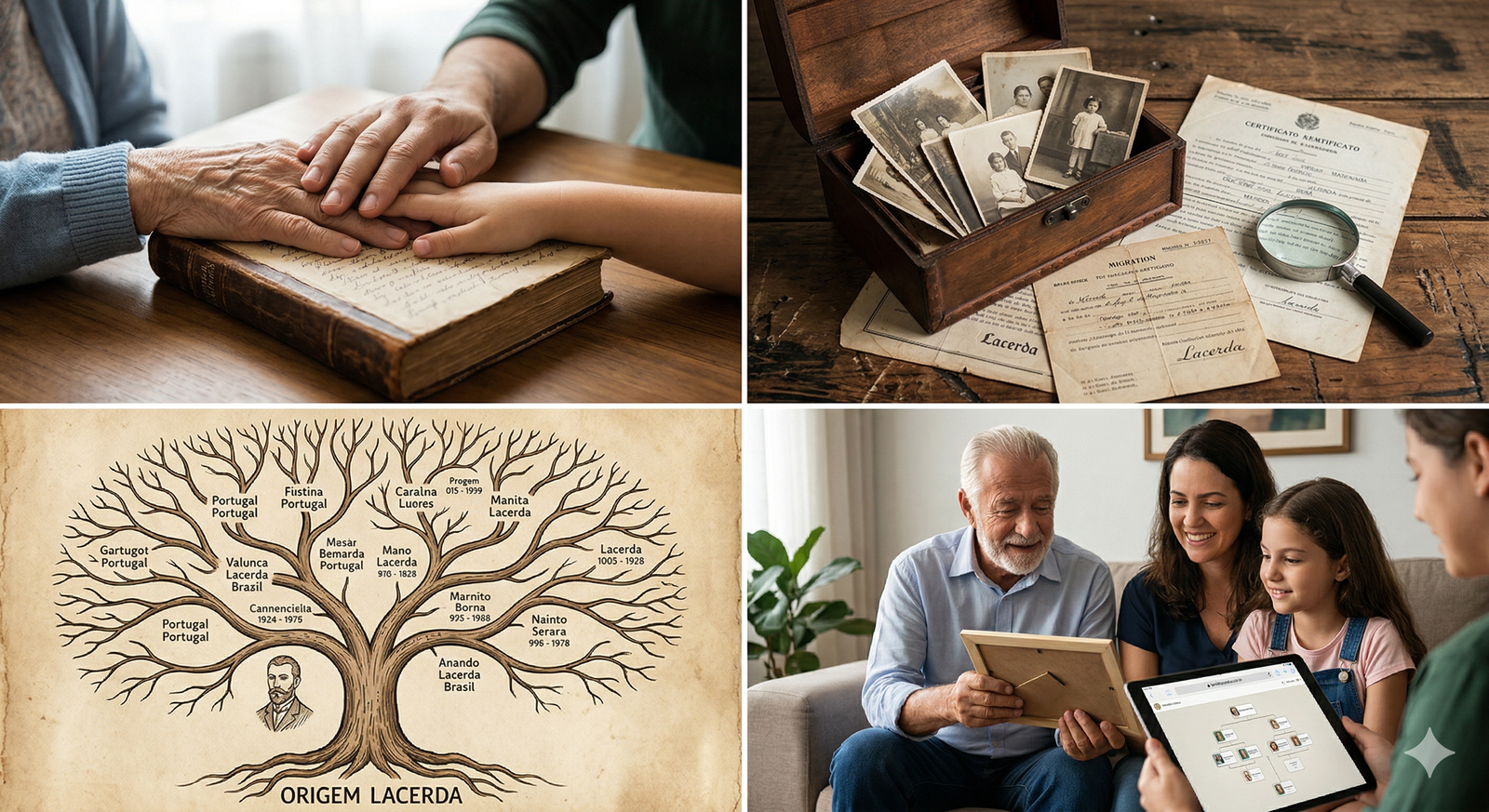 Você carrega o nome LACERDA, mas sabe quem o trouxe até aqui?