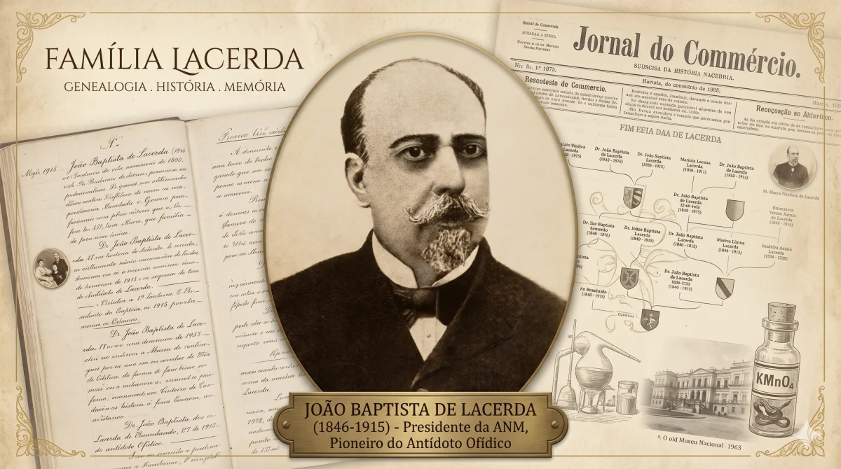 Você sabia que tem um cientista brilhante na sua árvore genealógica? Conheça João Baptista de Lacerda