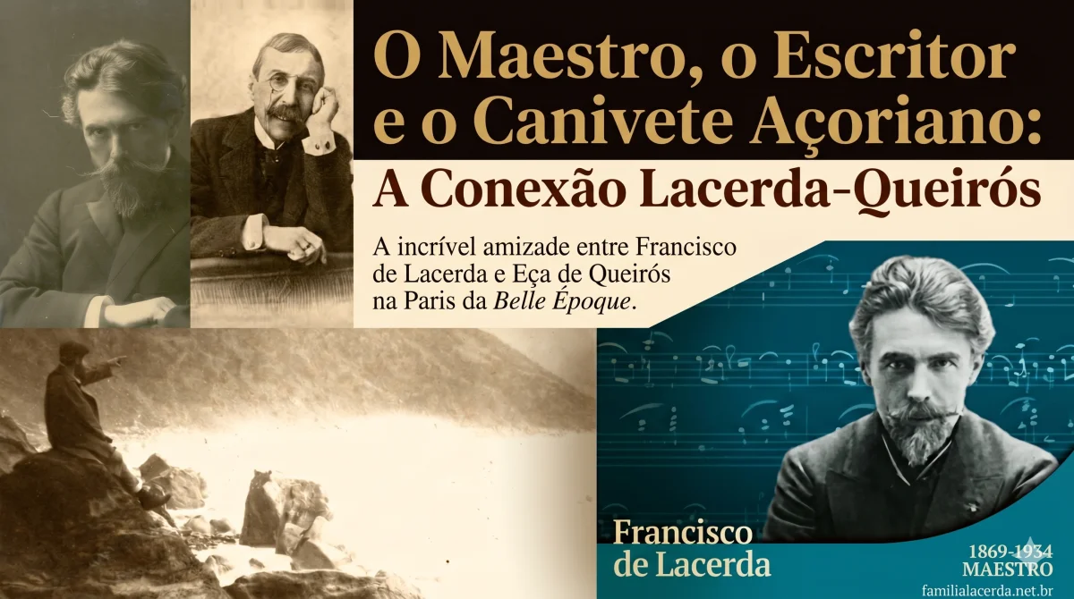 Você sabia que um Lacerda foi o braço direito de Eça de Queirós em Paris?